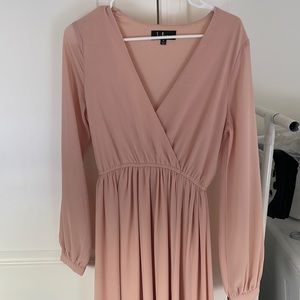 Lulus light pink maxi